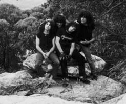 Original backline in 1986